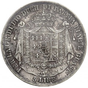 Italian coins - PARMA Maria Luigia (1815-1847) 5 Lire 1832 - ...