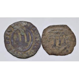 Italian coins - PIOMBINO Lotto di due pezzi da un quattrino c...