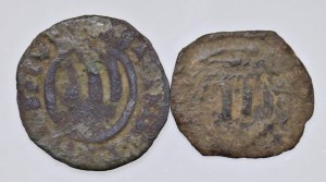 Italian coins - PIOMBINO Lot of two pieces of one quattrino c...