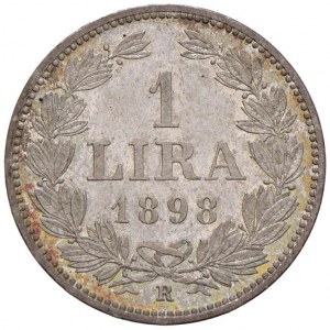Italian coins - SAN MARINO Lira 1898 - Gig. 27 AG (g 5,00) Co...