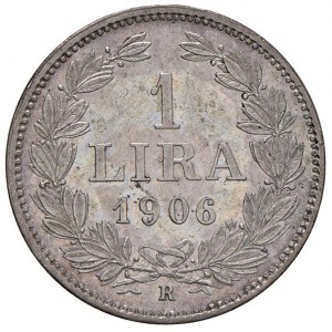 Italian coins - SAN MARINO Lira 1906 - Gig. 28 AG (g 5,00) Fo...