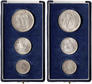 Italian coins - SAN MARINO 20, 10 and 5 Lire 1931 - Gig. 2/10/1...