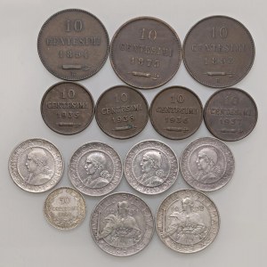 Italian coins - SAN MARINO Lot of fourteen coins, inclu...