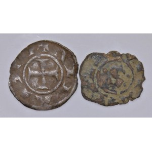 Italian coins - SIENA Lotto di due denari come da foto. Da es...