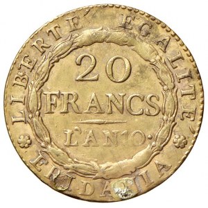 Italian coins - TORINO Repubblica Subalpina (1800-1802) 20 Fr...