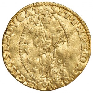 Italian coins - VENICE Francesco Venier (1554-1556) Zecchino...