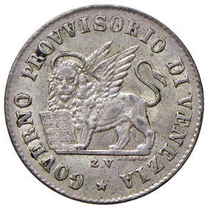 Italian coins - VENICE Provisional Government (1848) 15 centesi...
