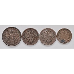 Italian coins - Lotto di quattro monete come da foto. Da esam...