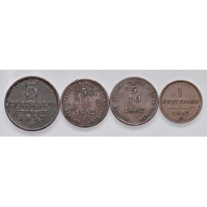 Italian coins - Lotto di quattro monete come da foto. Da esam...