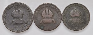 Italian coins - Lot of three coins as pictured. To be examined...