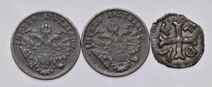Italian coins - Lot of three coins as pictured. To be examined...