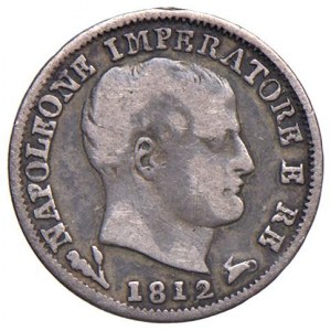 Napoleonic Coins Minted in Italy - Napoleone (1805-1814) Bologna - 5 Soldi 1812 ...