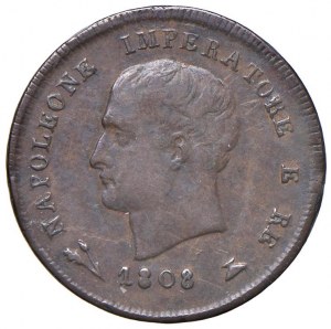 Napoleonic Coins Minted in Italy - Napoleon (1805-1814) Bologna - 3 Centesimi 1...