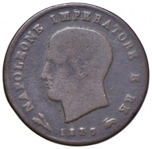 Napoleonic Coins Minted in Italy - Napoleon (1805-1814) Bologna - 3 Centesimi 1...
