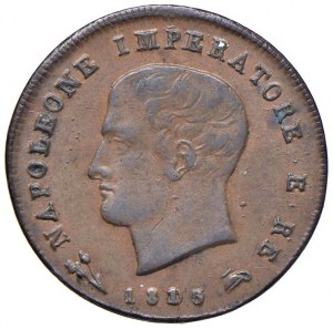 Napoleonic Coins Minted in Italy - Napoleon (1805-1814) Bologna - 3 Centesimi 1...