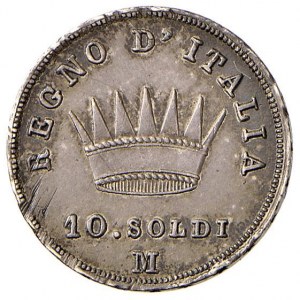 Napoleonic Coins Minted in Italy - Napoleon (1805-1814) Milan - 10 Soldi 1808 ...