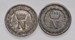 Napoleonic Coins Minted in Italy - Napoleon (1805-1814) Milan - 10 Centesimi 1...