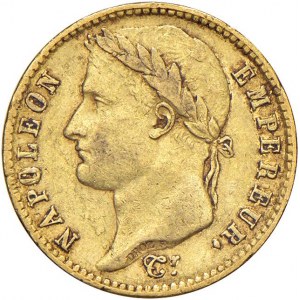 Napoleonic Coins Minted in Italy - Napoleone (1805-1814) Torino - 20 Franchi 180...