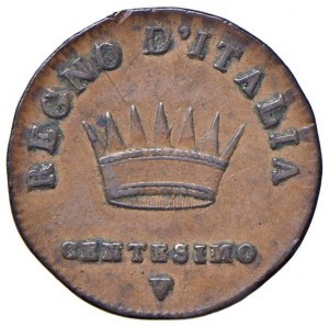 Napoleonic Coins Minted in Italy - Napoleon (1805-1814) Venice - Centesimo 180...