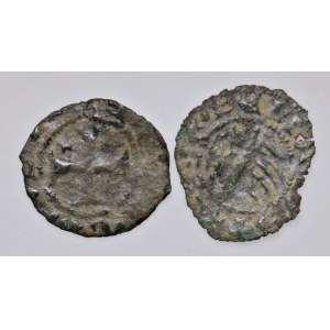 Papal coins - Senato romano (1184-1439) Lotto di due denari...