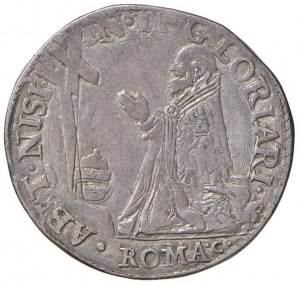 Papal coins - Pius V (1566-1572) Testone - Munt. 3; Berm. 10...