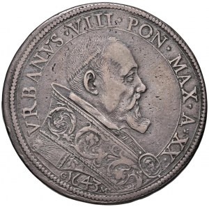 Papal coins - Urbano VIII (1623-1644) Piastra 1643 A. XX - ...