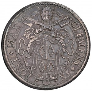 Papal coins - Clemente IX (1667-1669) Piastra - MIR 1906/2 ...