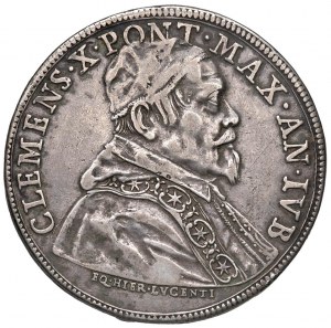 Papal coins - Clement X (1670-1676) Plate 1675 Porta San...