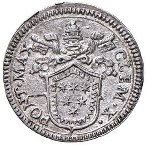 Papal coins - Clement X (1670-1676) Half grosso 1675 Port...