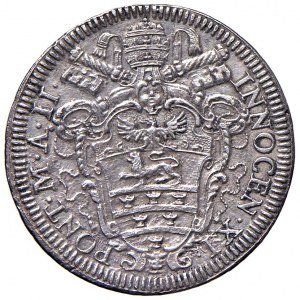 Papal coins - Innocent XI (1676-1689) Julius 1677 A. II - ...