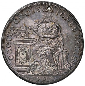 Papal coins - Innocent XII (1691-1700) Plate 1694 A. III...