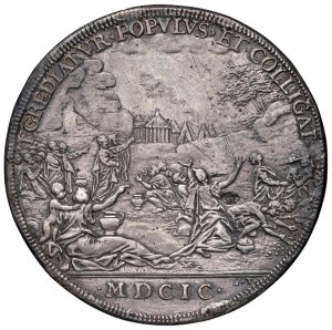 Papal coins - Innocent XII (1691-1700) Plate 1699 A. VII...