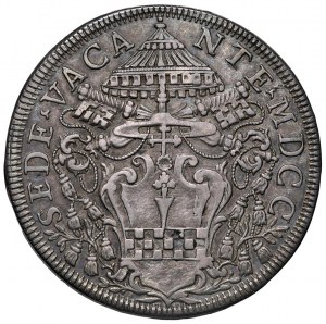 Papal coins - Sede Vacante (1700) Plate 1700 - Munt. 3 AG...