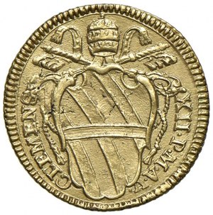 Papal coins - Clement XII (1730-1740) Gold shield 1734 A. ...