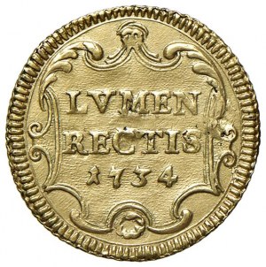 Papal coins - Clement XII (1730-1740) Gold shield 1734 A. ...