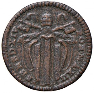 Papal coins - Benedict XIV (1740-1758) Quattrino 1752 A. X...