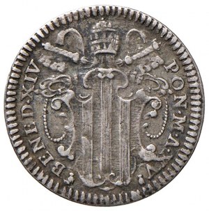 Papal coins - Benedict XIV (1740-1758) Grosso A. XVI - Mun...
