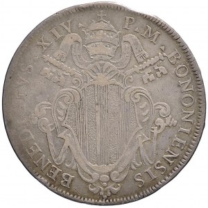 Papal coins - Benedict XIV (1740-1758) Bologna - Scudo 174...