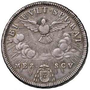 Papal coins - Sede Vacante (1758) Half shield 1758 - Munt. ...