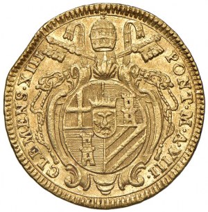 Papal coins - Clement XIII (1758-1769) Double minting 176...