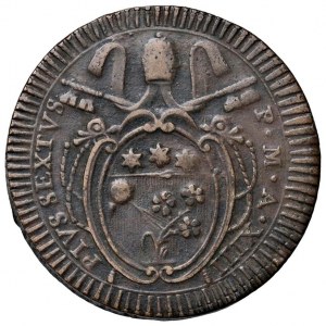 Papal coins - Pio VI (1775-1799) Baiocco A. XIII - Nomisma ...
