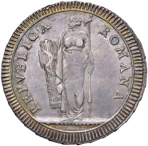 Papal coins - Roman Republic (1798-1799) Roman shield - ...