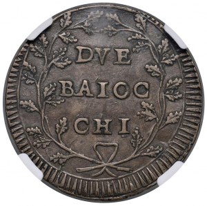 Papal coins - Roman Republic (1798-1799) Ancona - 2 Baio...