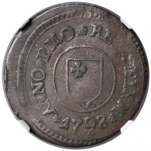 Papal coins - Roman Republic (1798-1799) Fermo - Half b...