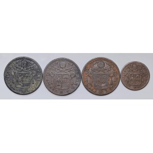 Papal coins - Gregory XVI (1831-1846) Lot of four mon...