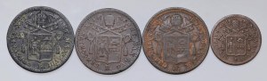 Papal coins - Gregory XVI (1831-1846) Lot of four mon...