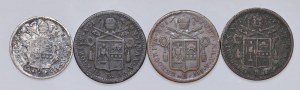 Papal coins - Gregory XVI (1831-1846) Lot of two coins ...