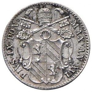 Papal coins - Pius IX (1846-1870) 5 Baiocchi 1861 A. XVI - N...
