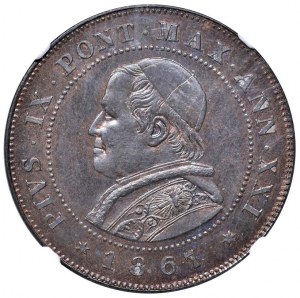 Papal coins - Pius IX (1846-1878) 2 Soldi 1867 A. XXI - Names...