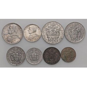 Papal coins - Pio XI (1922-1939) 10, 5, 2 e una Lira, 50, 2...